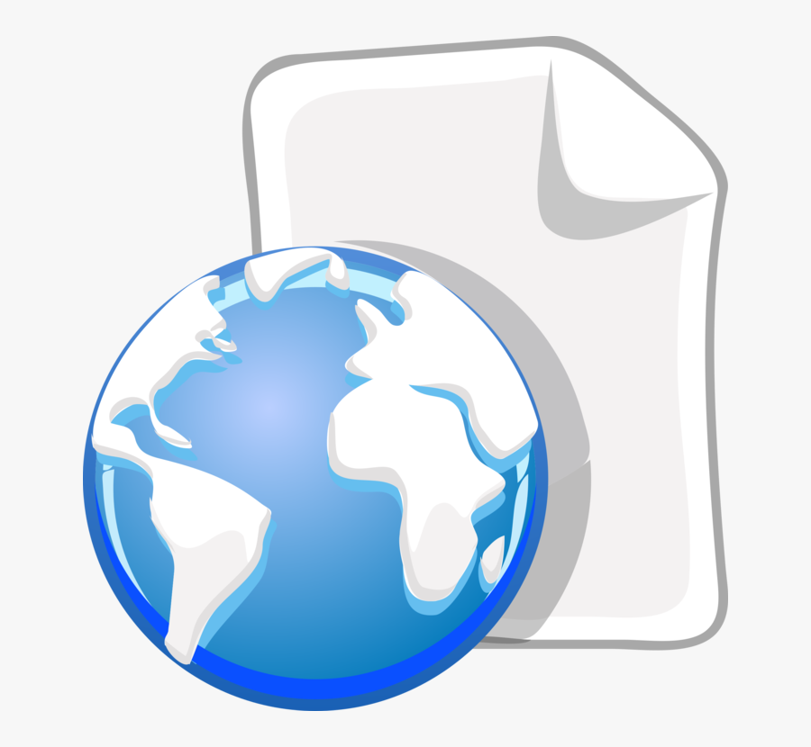 Free Vector Globe Paper World Earth Clip Art - Transparent Internet Clip Art, Transparent Clipart
