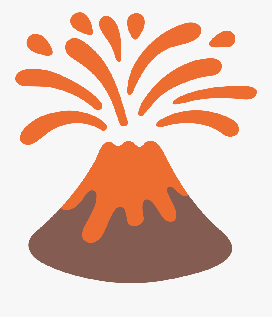 Banner Royalty Free File Emoji U F - Transparent Background Volcano Clipart, Transparent Clipart