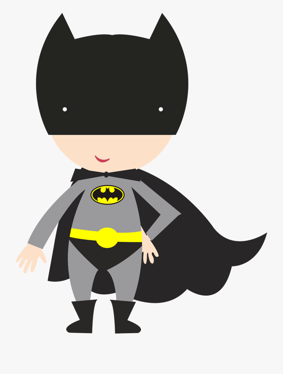 Batman Clipart For Kids - Superhero Tracing, Transparent Clipart