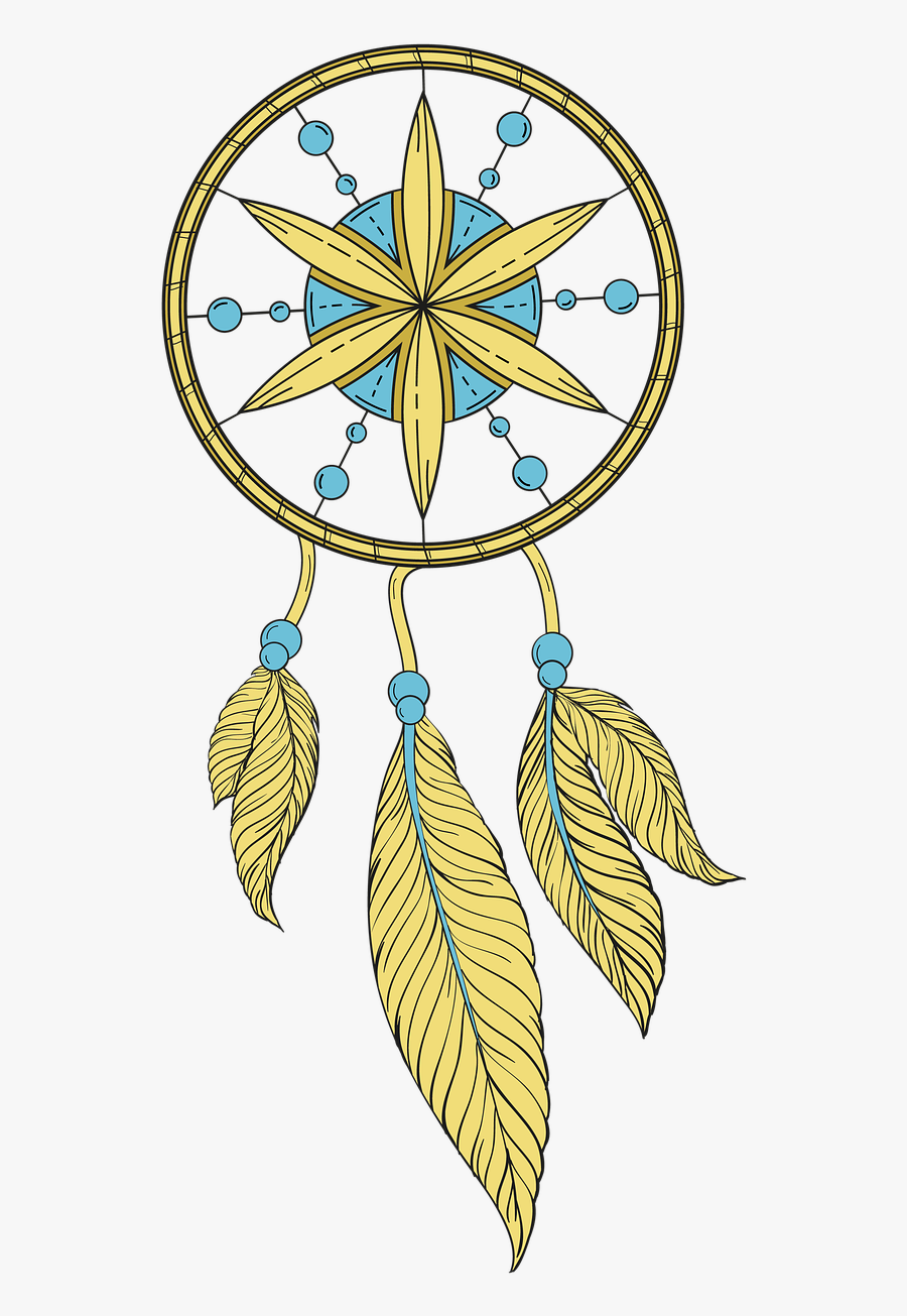 Jewelry Dream Catcher Indians - Long Dream Catcher Drawing, Transparent Clipart