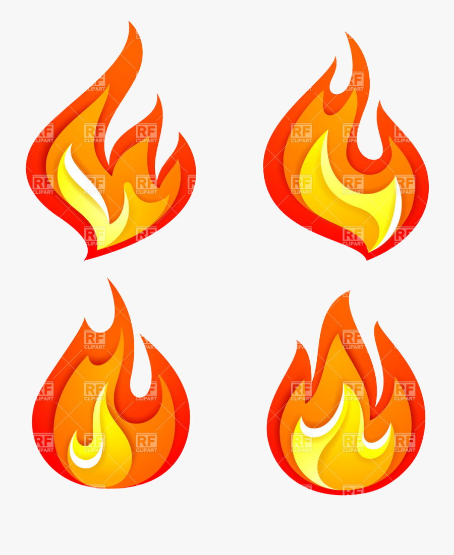 Flame Fire Flames Clipart Border Free Cliparts Images - Fire Shape, Transparent Clipart
