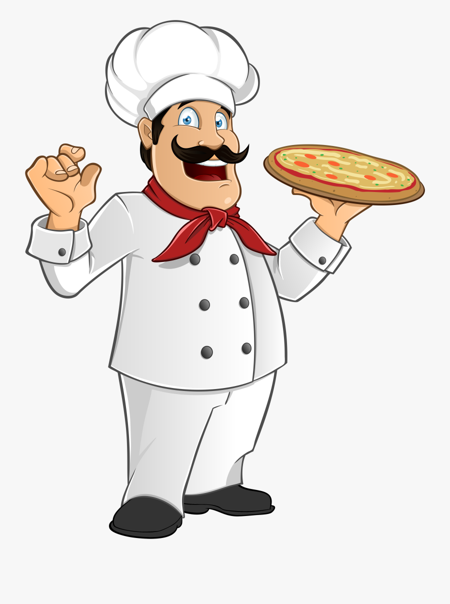 Transparent Cook Clipart - Italian Chef Cartoon, Transparent Clipart