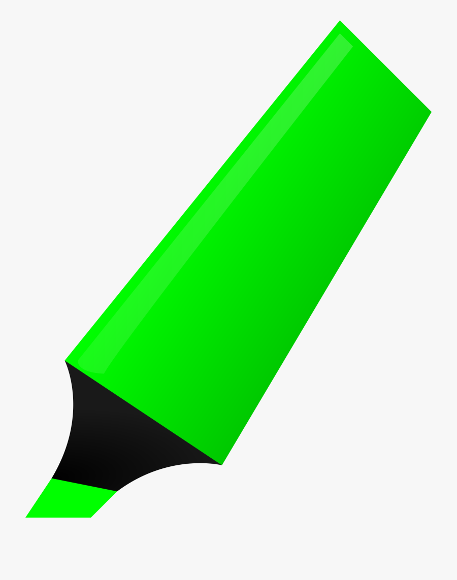 Thumb Image - Green Highlighter Transparent Background, Transparent Clipart