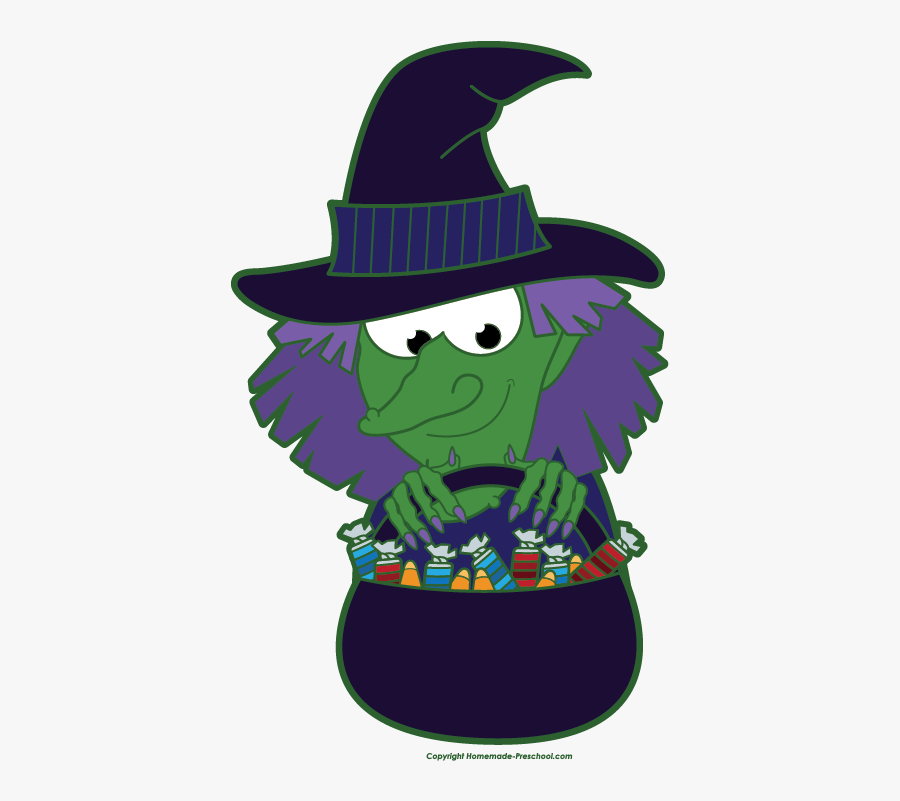 Free Witch Clipart - Candy Witch Clipart, Transparent Clipart