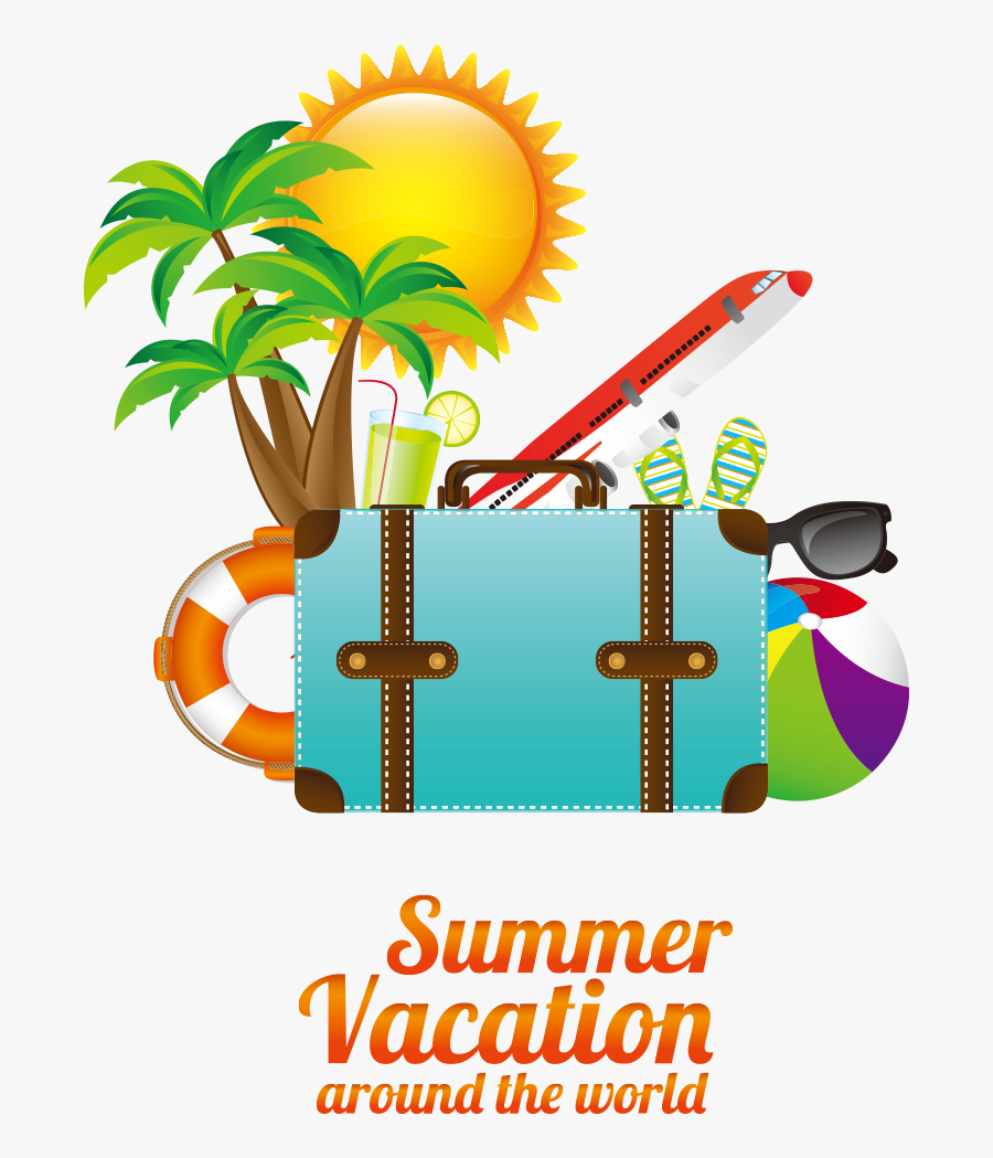 Summer Poster Elements - Summer Travel Logo Png, Transparent Clipart