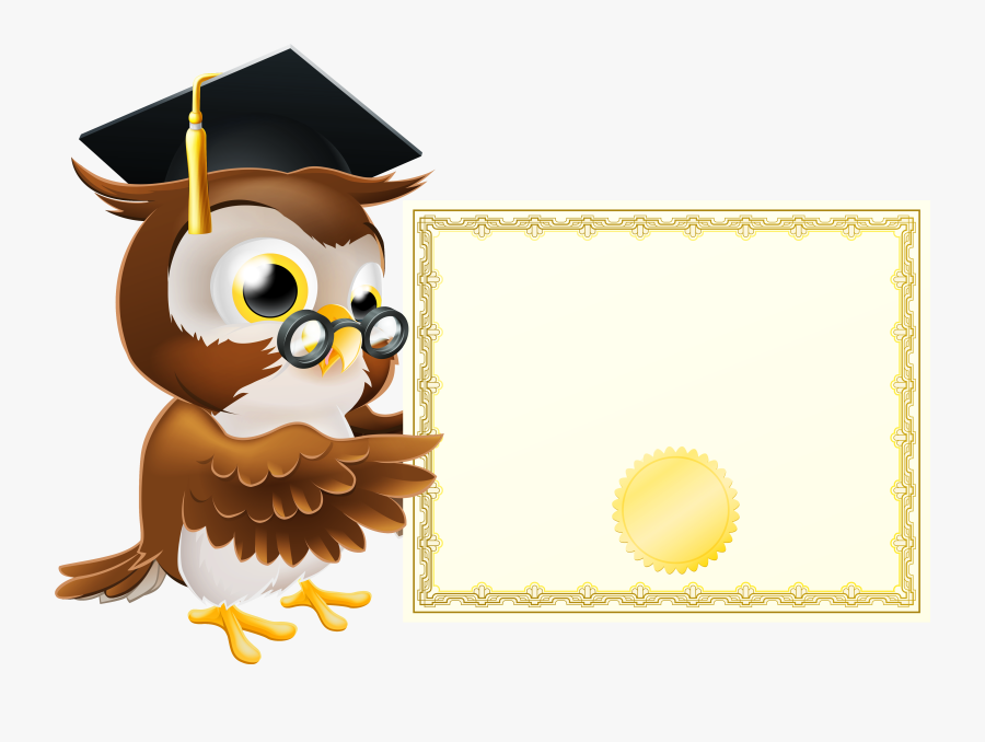 Picture Free Download Owl School Clipart - School Diploma Png, Transparent Clipart
