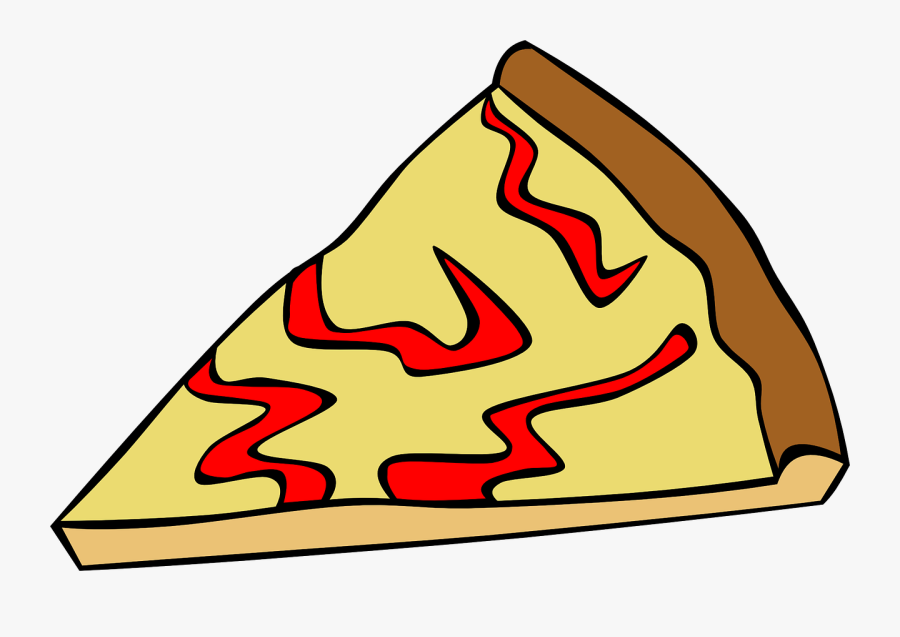 Thumb Image - Cheese Pizza Slice Cartoon, Transparent Clipart