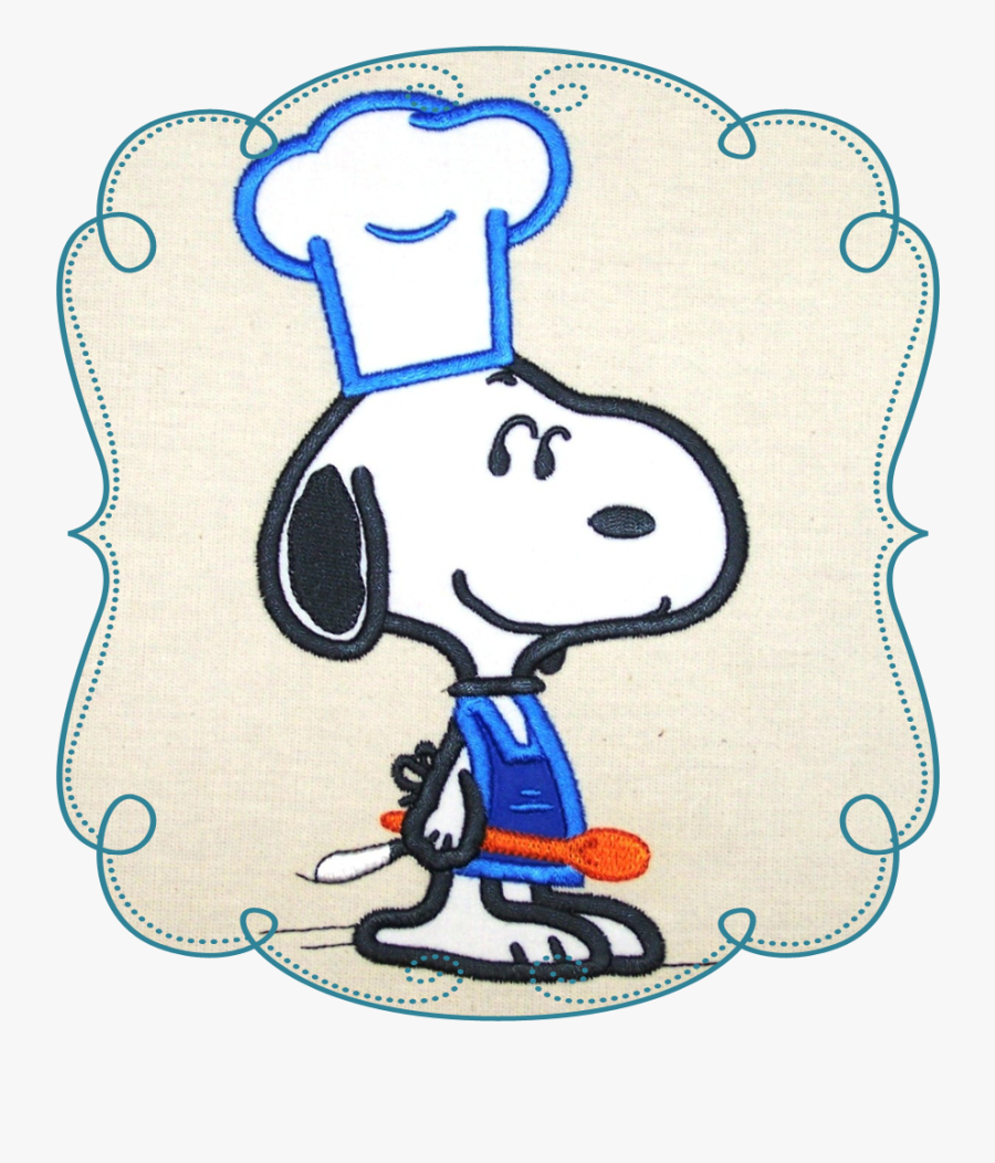 Snoopy Clipart Chef - Snoopy Chef, Transparent Clipart