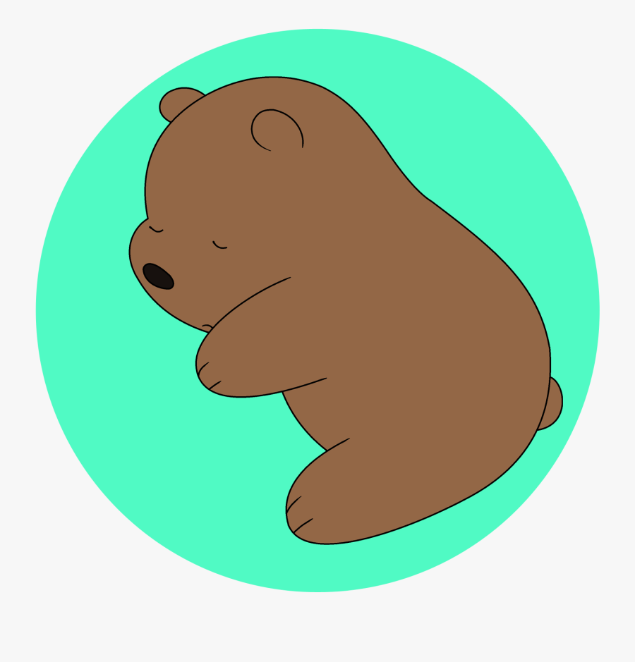 Grizz Grizz Bear Sleeping We Bare Bears Clipart We Bare Bears Sleeping Free