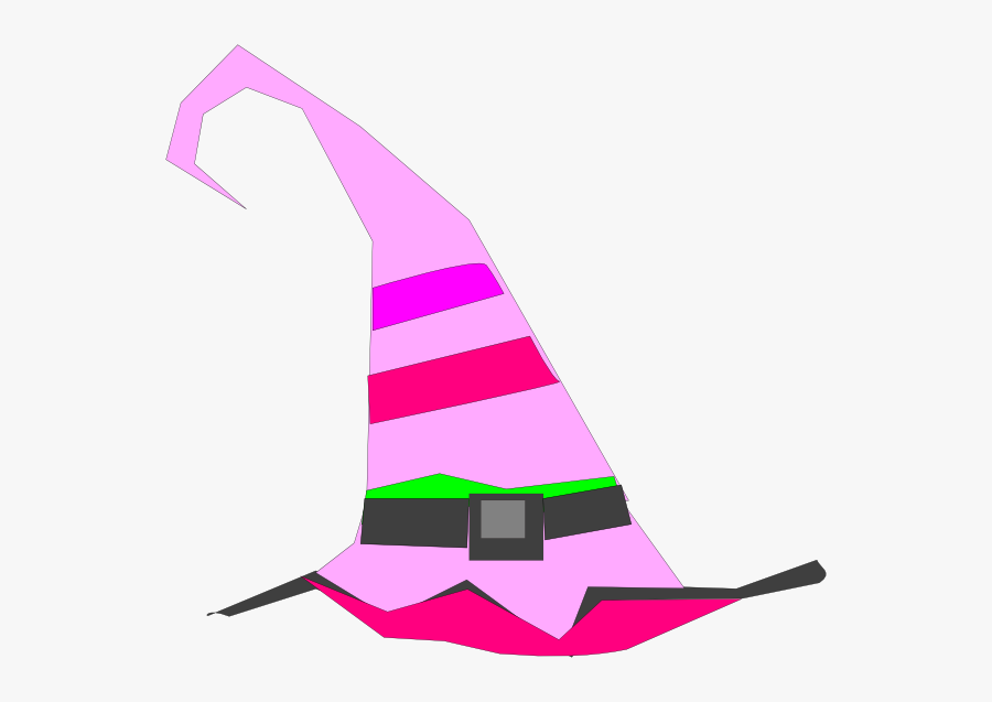 Hat Pink Clip Art - Colorful Witch Hat Clipart, Transparent Clipart
