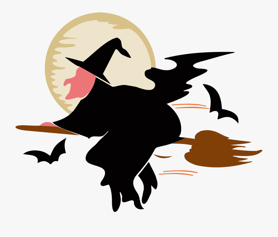 Clipart - Witch Clip Art, Transparent Clipart