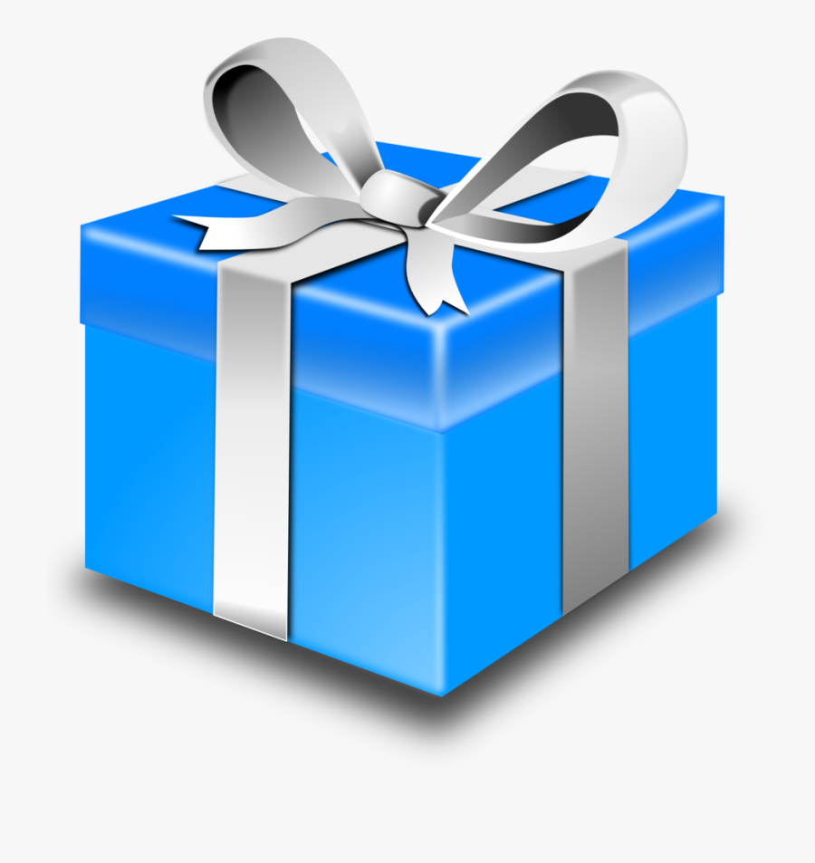 Christmas Present Clipart Free Images 2 Image - Blue Gift Box Png, Transparent Clipart