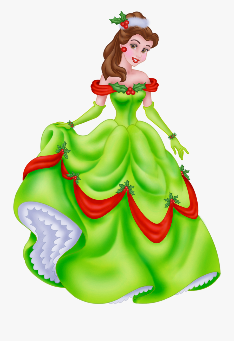 Pin By Marina P On Princess - Christmas Girl Disney Princess, Transparent Clipart