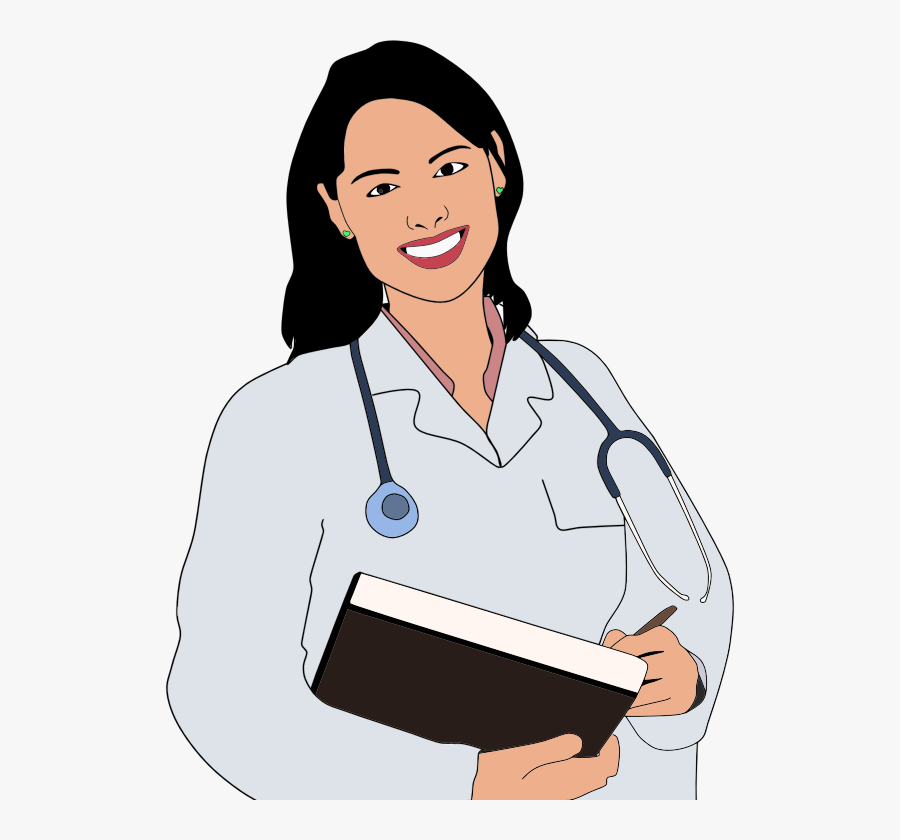 Standing,shoulder,woman - Woman Doctor Clipart Png, Transparent Clipart