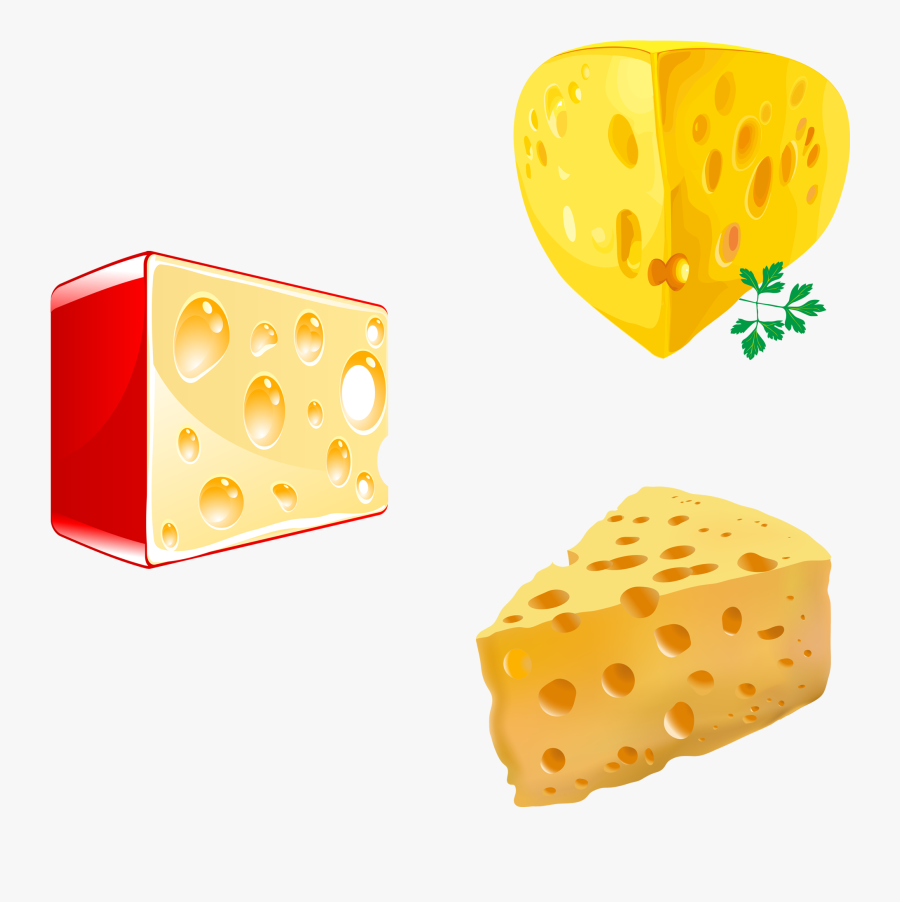 Yellow,clip Art,cheese,processed - Transparent Background Cheese Transparent Png, Transparent Clipart
