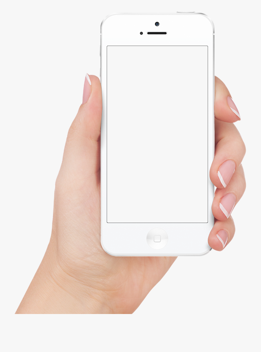 Iphone With Hand Png, Transparent Clipart