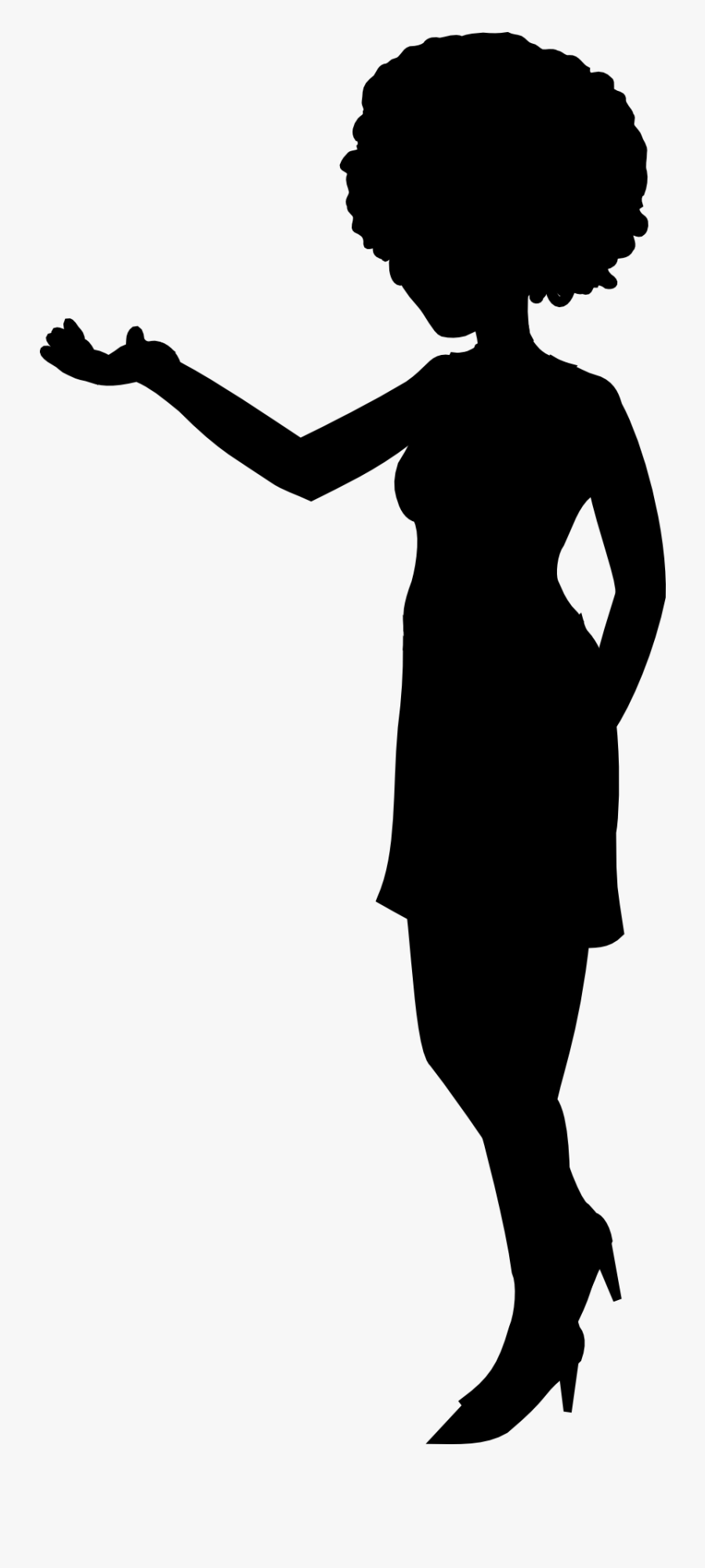 The Best Silhouette Clip Art Black Woman Afro Silhouette Png | My XXX ...