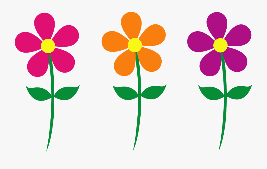 Spring Flowers Clipart - Set Of Flowers Clipart, Transparent Clipart