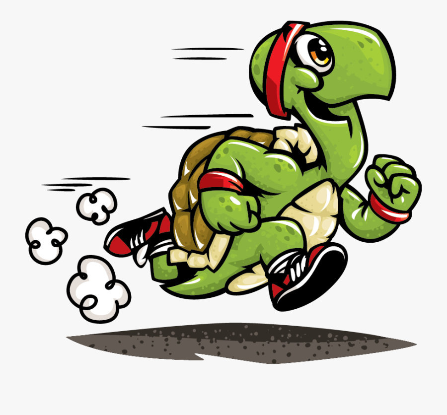 Clip Art Runningturtles Com Fitness Stuff - Turtle Running Png , Free ...