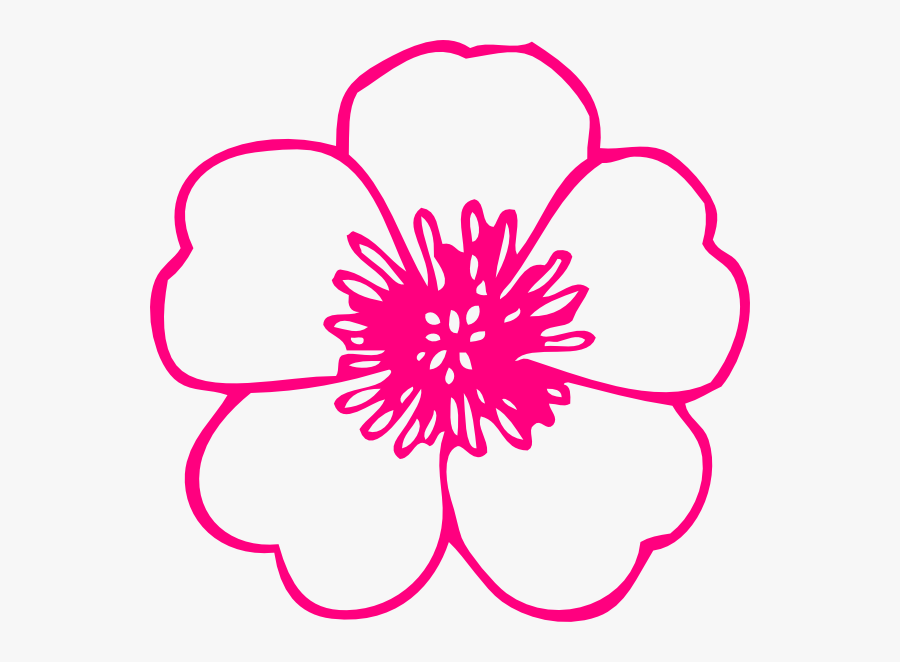 How To Set Use Pink Daisy Clipart - Poppy Flower Clipart Black And White, Transparent Clipart