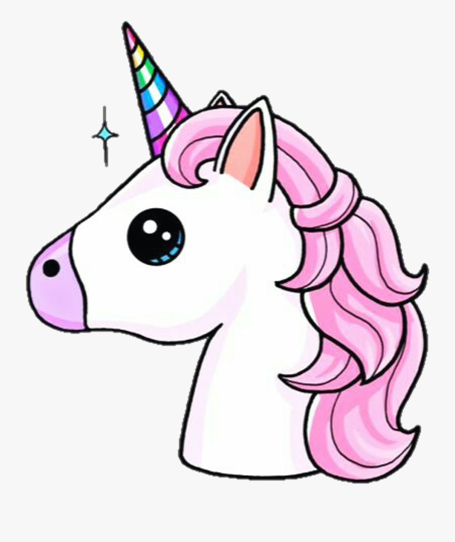 Cute Unicorn Png - Unicorn Emoji, Transparent Clipart