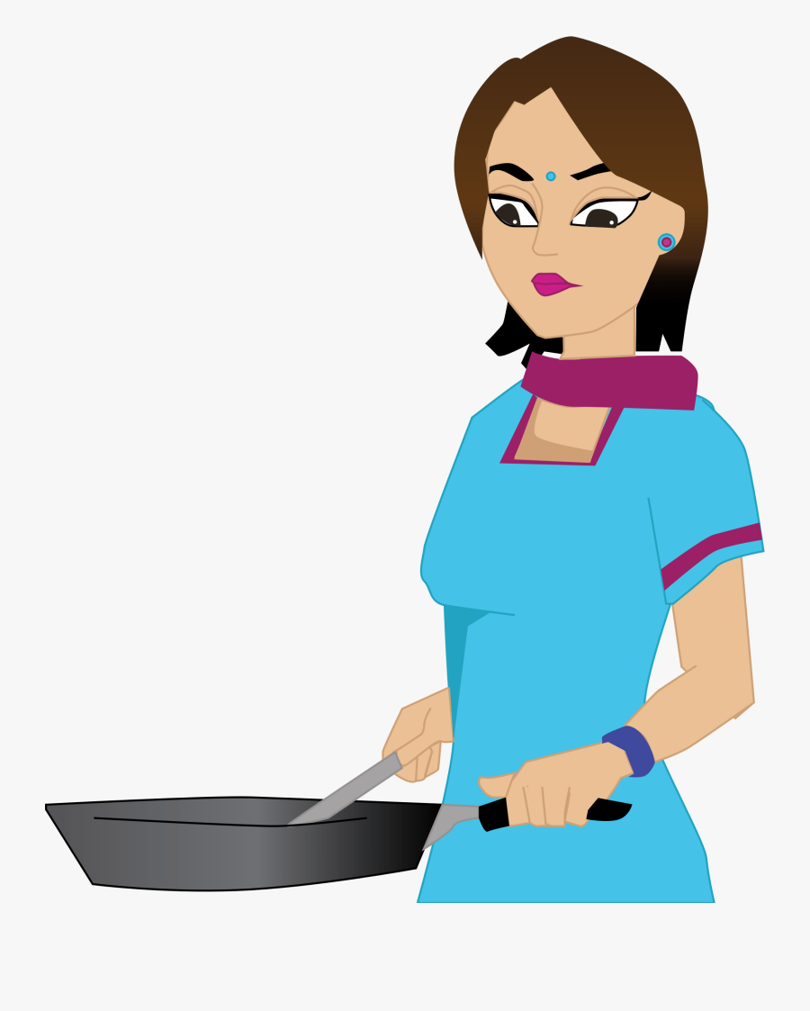 Clip Art Cooking Woman Stock Food - Cooking Woman Clip Art, Transparent Clipart