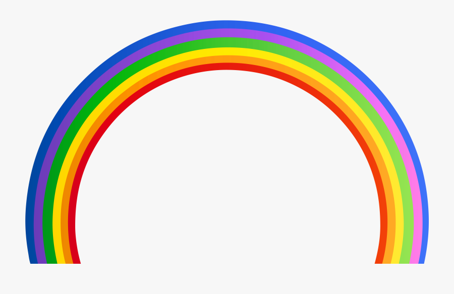Rainbow Transparent Clipart - Transparent Background Rainbow Vector, Transparent Clipart