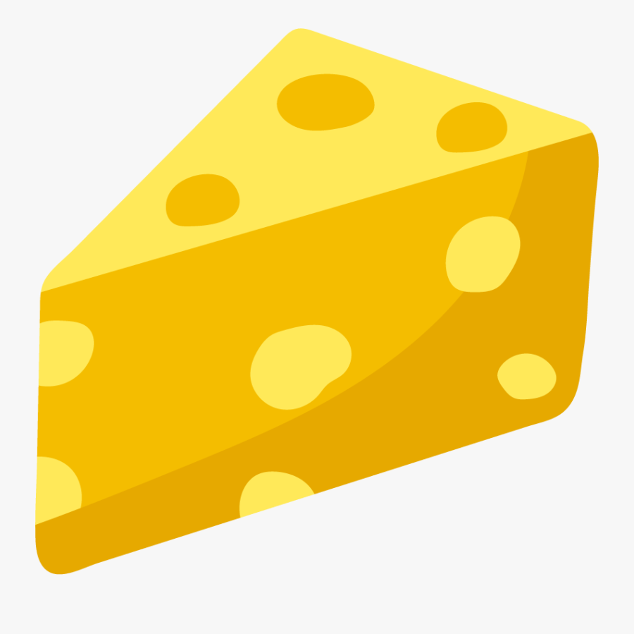 Vector Yellow Cheese Png Download - Cheese Vector Png, Transparent Clipart