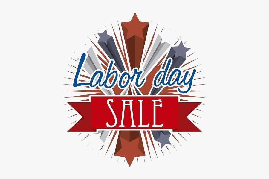 Labor Day Sale Vector, Transparent Clipart