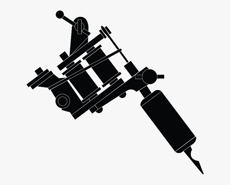 Transparent Gun Clipart Png - Tattoo Machine Clip Art, Transparent Clipart