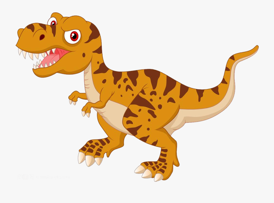 Tyrannosaurus Cartoon Illustration Cute Dinosaurs - Dinosaur T Rex Clip
