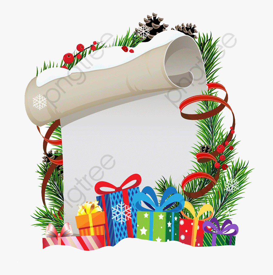 Christmas Present Clipart Border - Christmas Day, Transparent Clipart