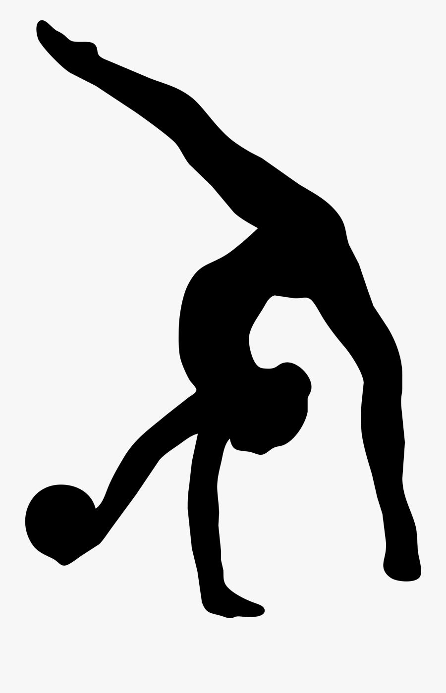 Free Gymnastics Clipart - Gymnastics Transparent Background, Transparent Clipart