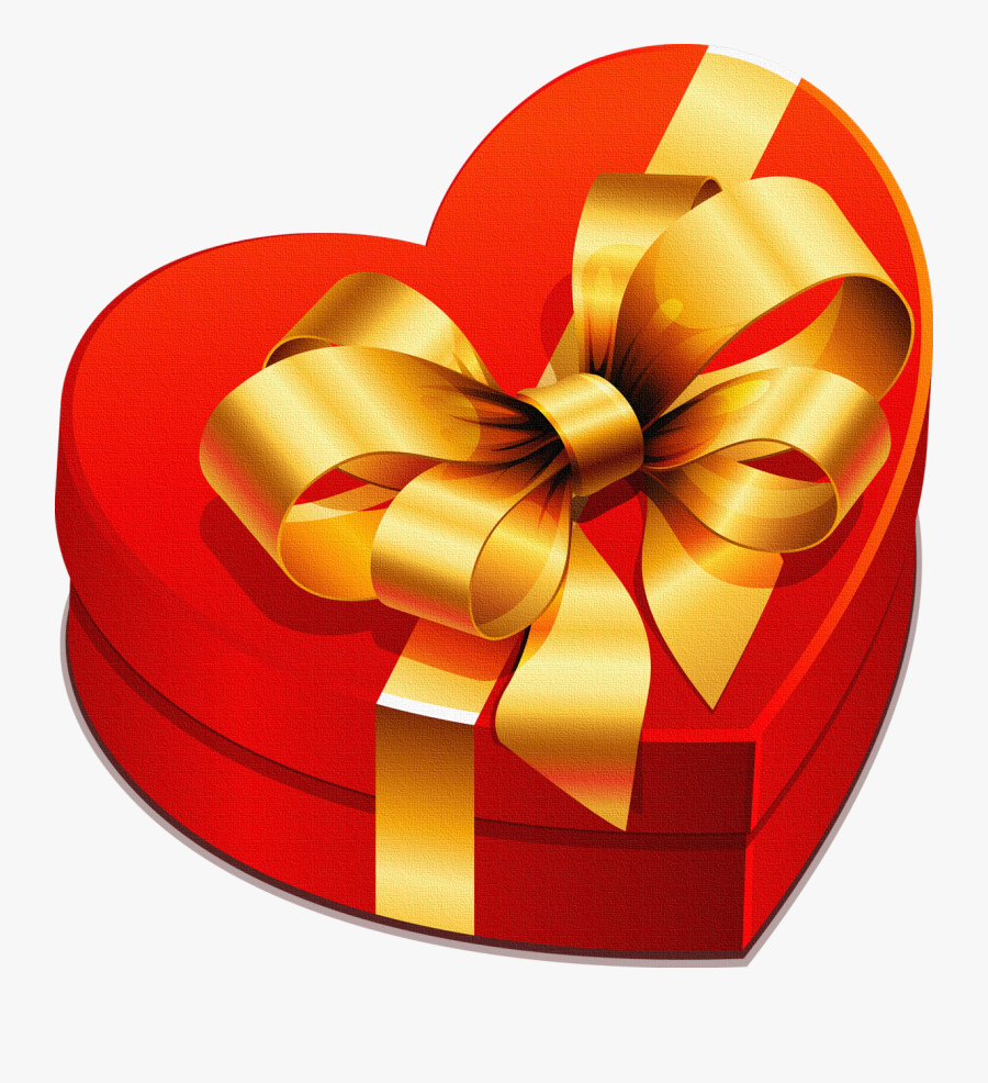 Transparent Png Cliparts - Heart Gift, Transparent Clipart
