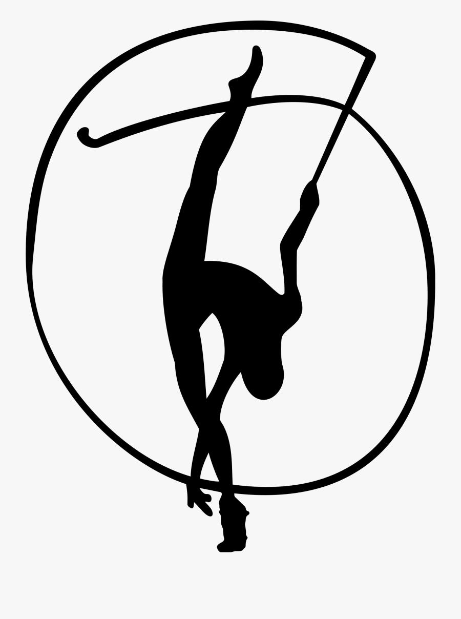 Rhythmic Gymnastics With Ribbon - Rhythmic Gymnastics Clipart, Transparent Clipart