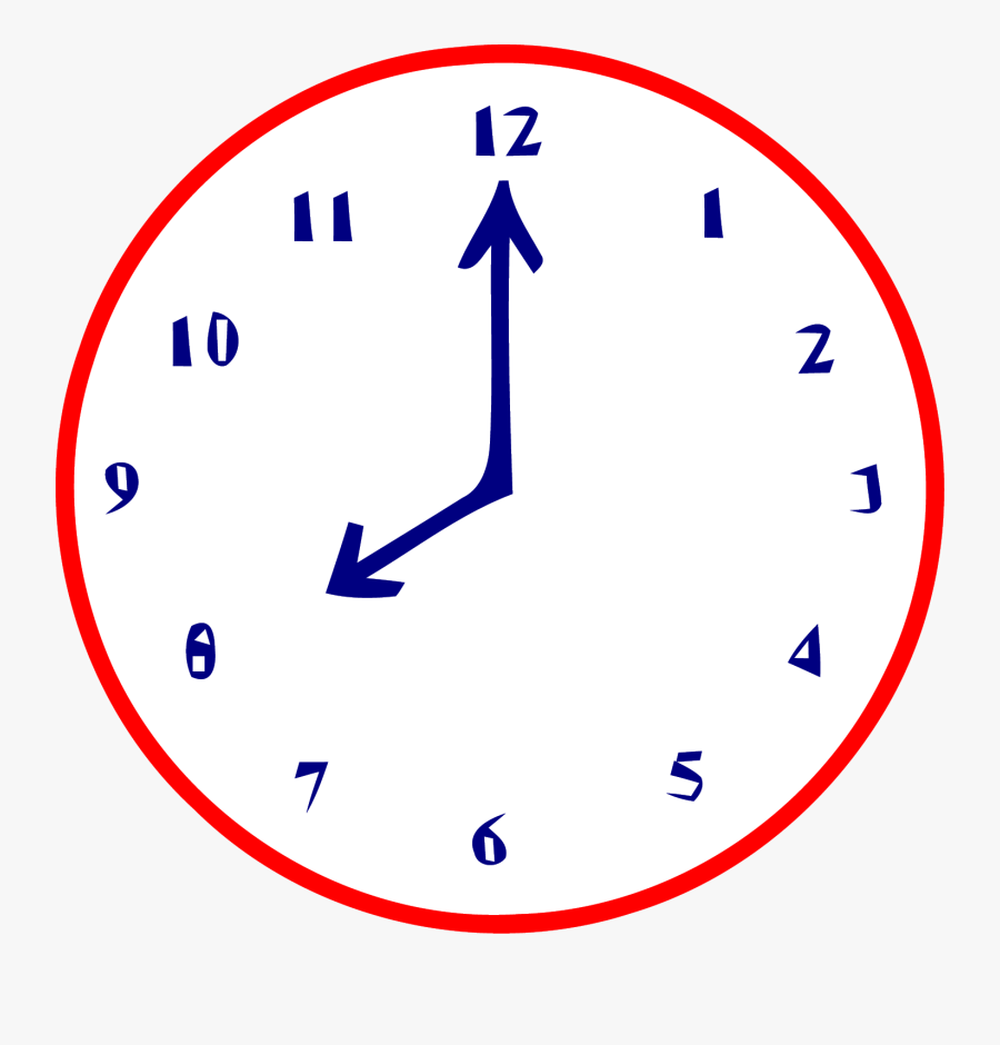 Transparent Clock Clip Art Png - 8 O Clock Clip Art, Transparent Clipart