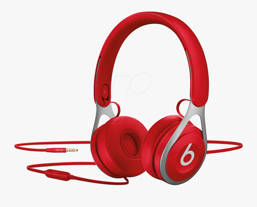 Headphones Clipart Coloring Page - Beats By Dre Red Headphones Png, Transparent Clipart