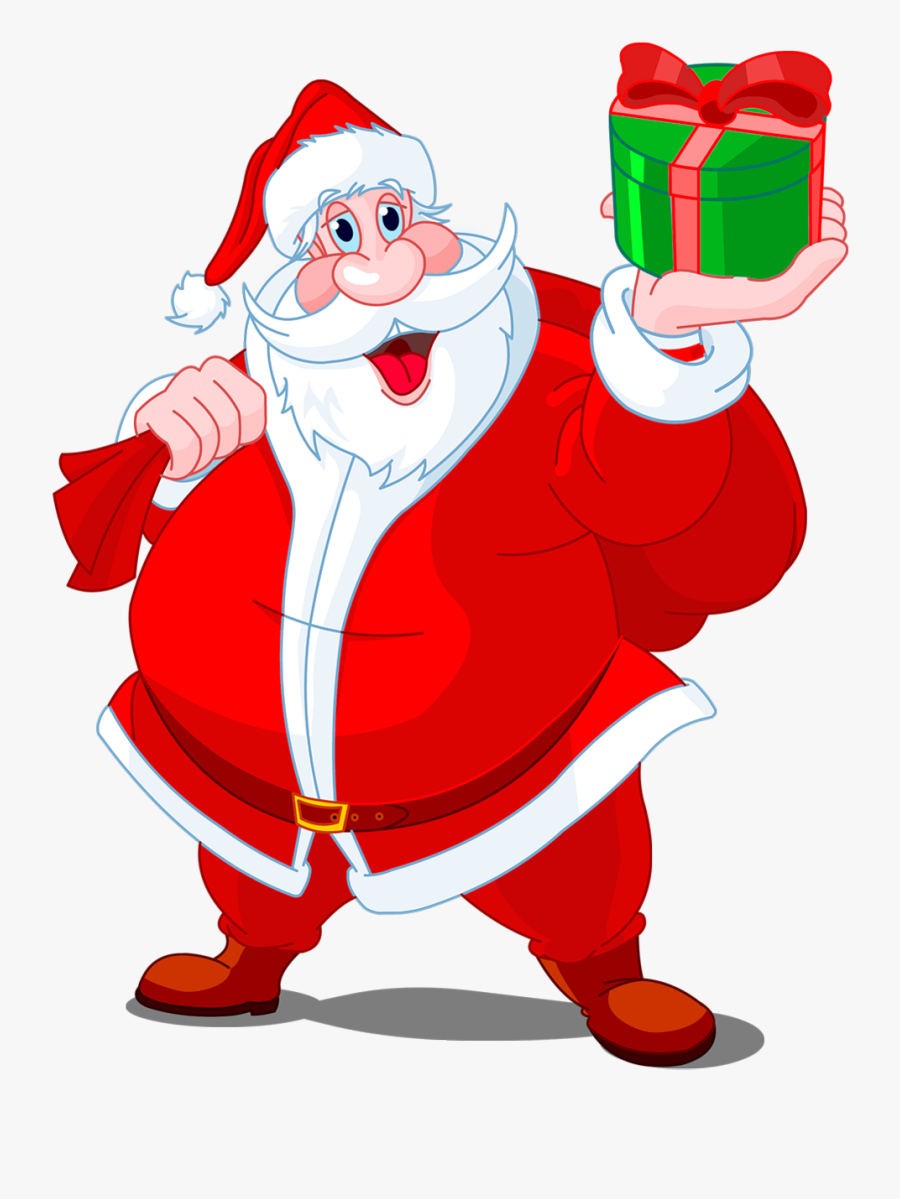 Christmas Santa Clip Art - Santa Clause No Background, Transparent Clipart