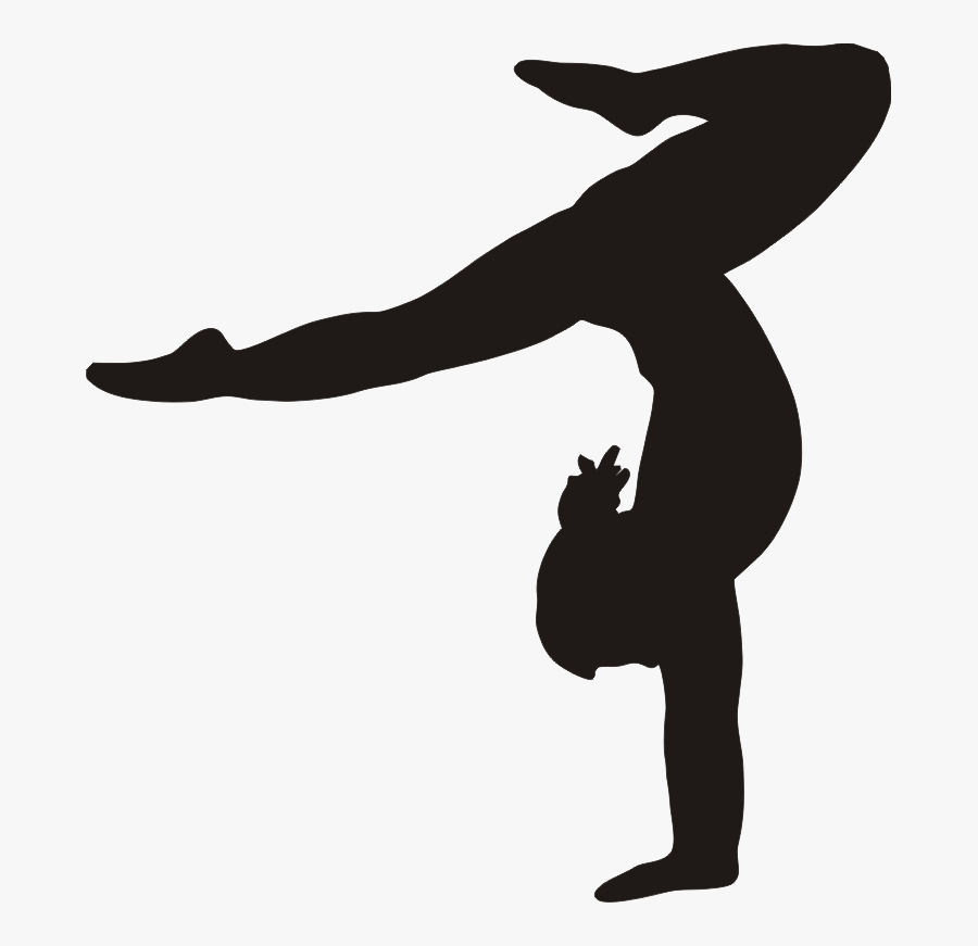 Thumb Image - Black And White Gymnastic Clipart, Transparent Clipart