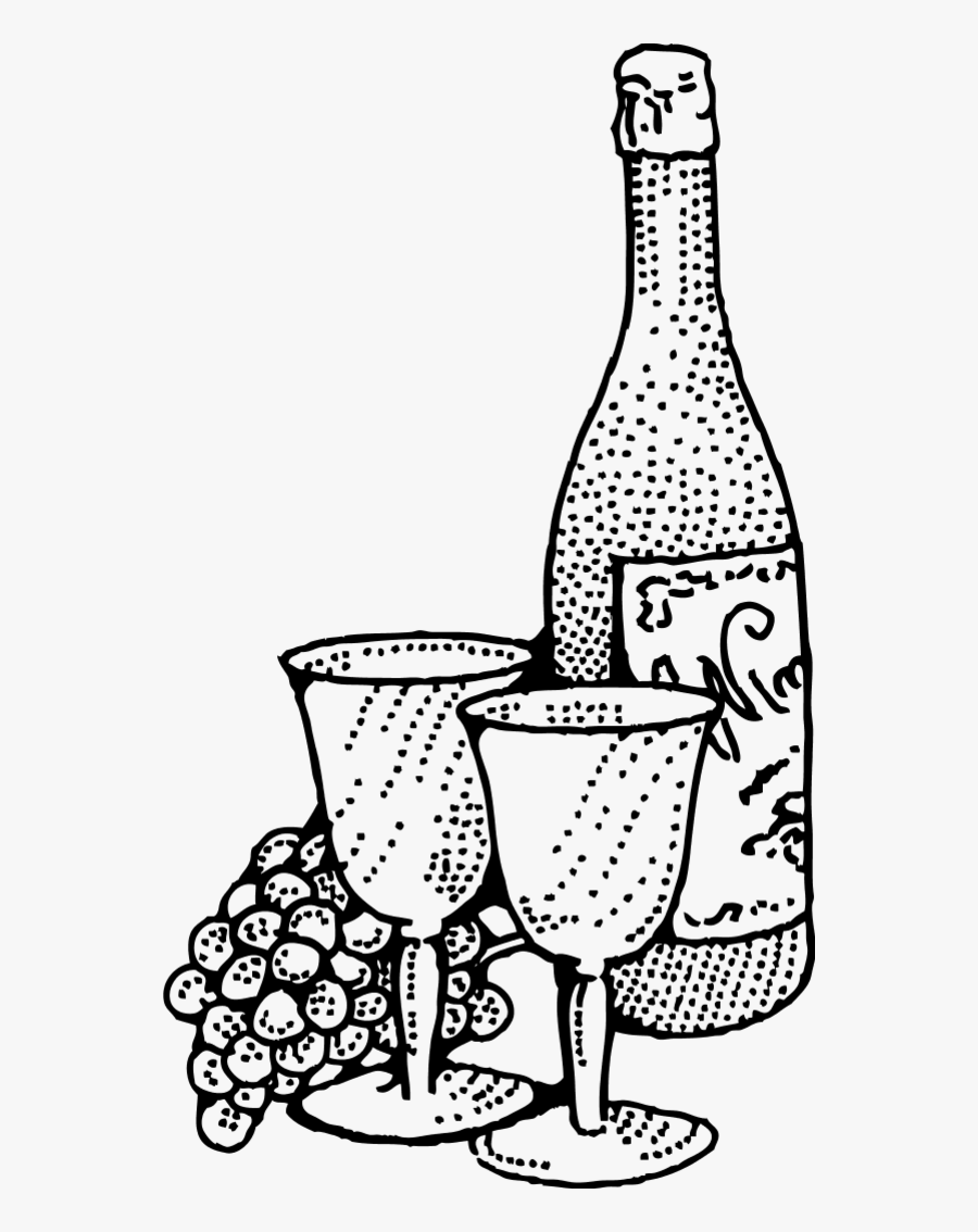 Wine Bottle Gallery For Grapes Wine Glass Clip Art - Wine Clip Art, Transparent Clipart