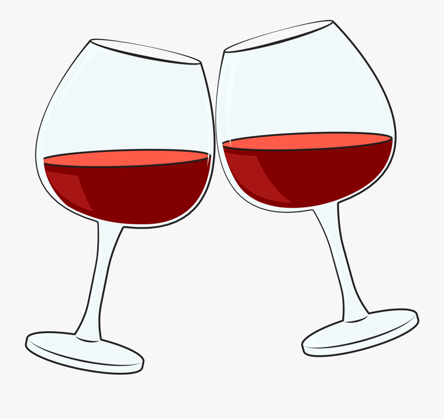 Transparent Wine Clipart - Wine Glass Cartoon Cheers, Transparent Clipart