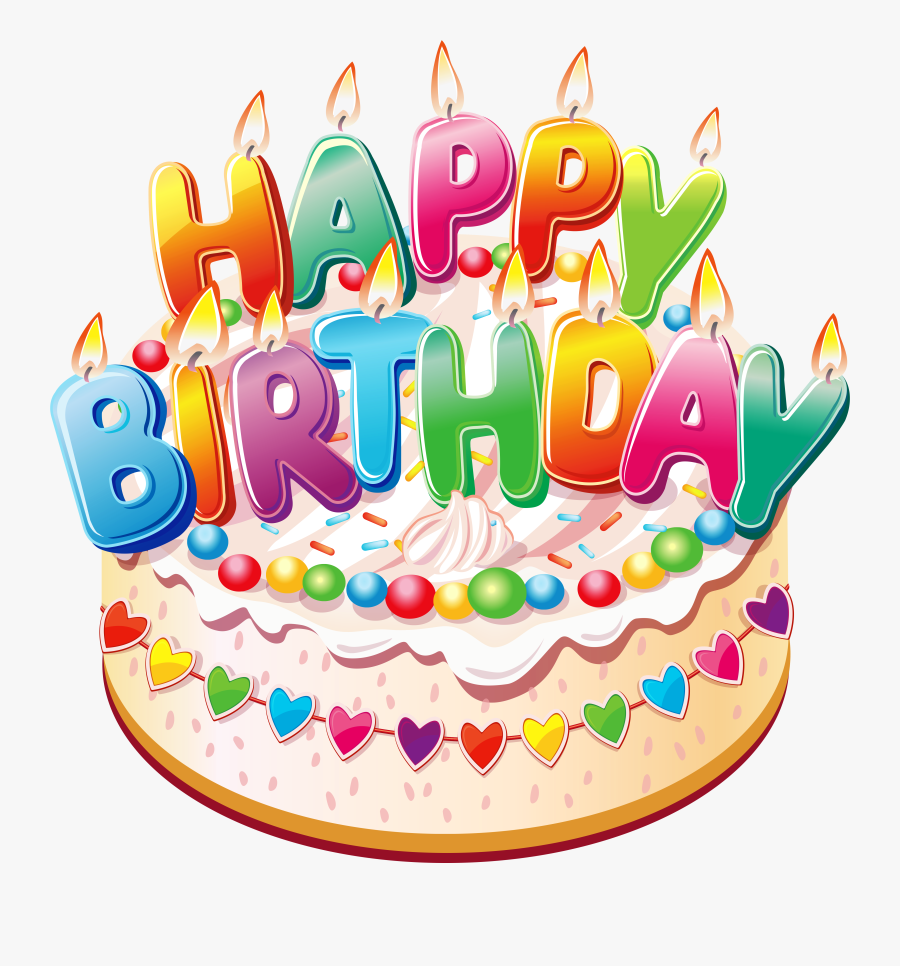 Transparent Background Birthday Cake Png, Transparent Clipart