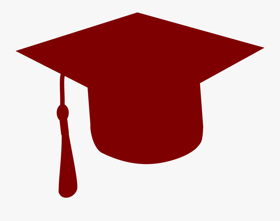 Maroon Graduation Cap Clipart, Transparent Clipart