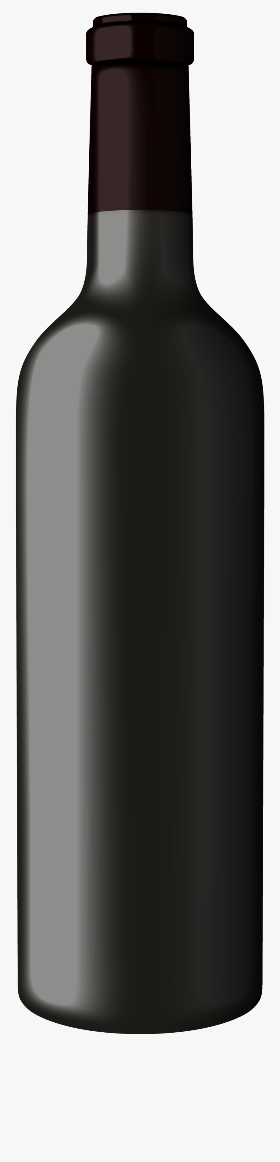 Black Wine Bottle Png Clipart - Black Wine Bottle Png, Transparent Clipart
