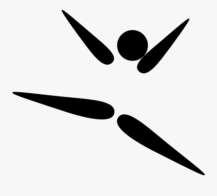 Gymnastics Clipart Olympic Gymnastics Pictogram - Gymnastic Artistic Logo Olympic, Transparent Clipart