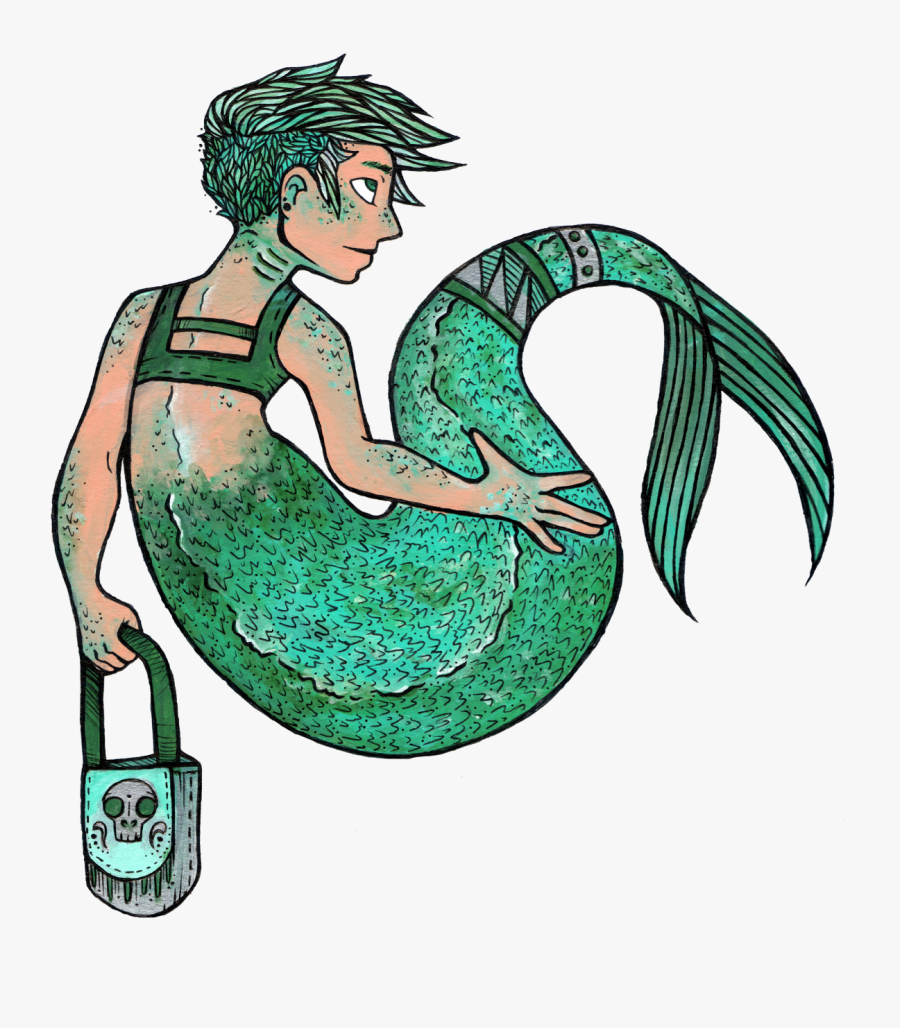 Mermaid Tail Clipart For Print - After The Antique (?): Head Of A Satyr, Transparent Clipart