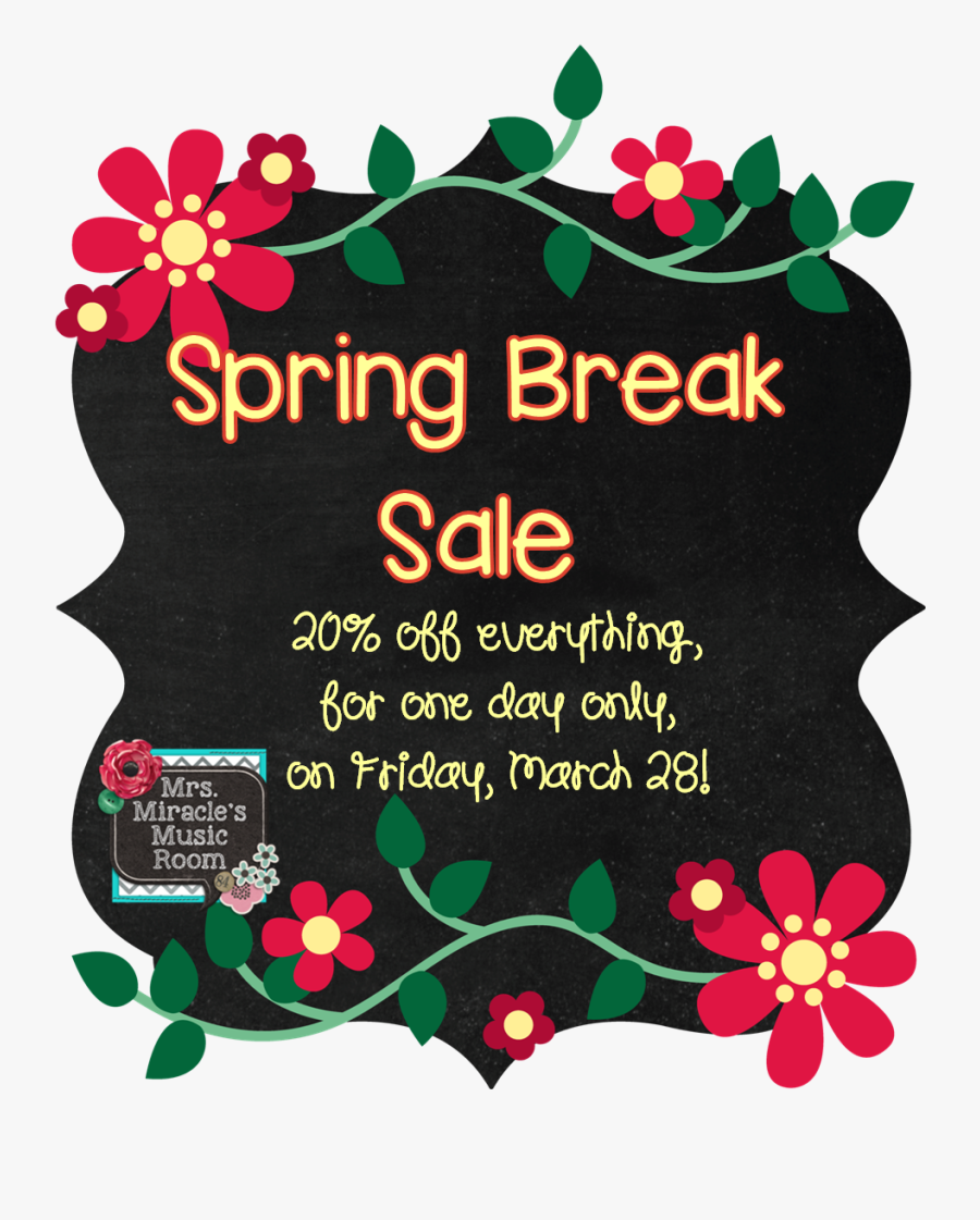 Spring Break Clip Art 2 Image - Decoration, Transparent Clipart