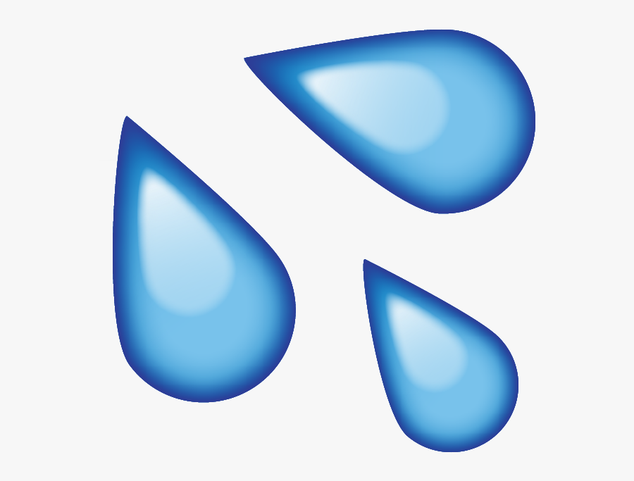 Transparent Water Clip Art - Water Emoji Png, Transparent Clipart