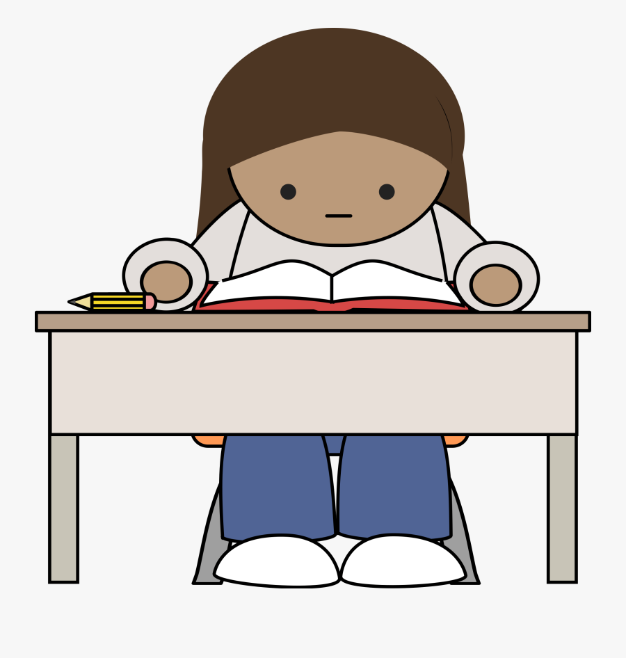 Microsoft Office - Studying Student Clipart Png, Transparent Clipart