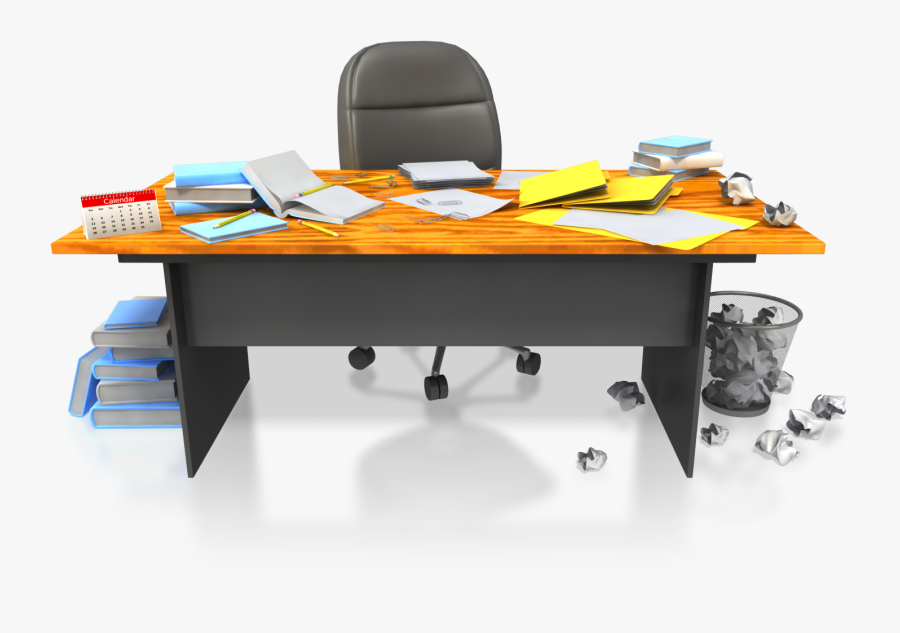 Insync4 Picture Freeuse Stock - Transparent Messy Desk Png, Transparent Clipart